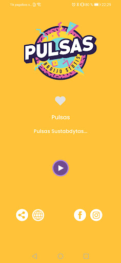 Pulsas Screen 2