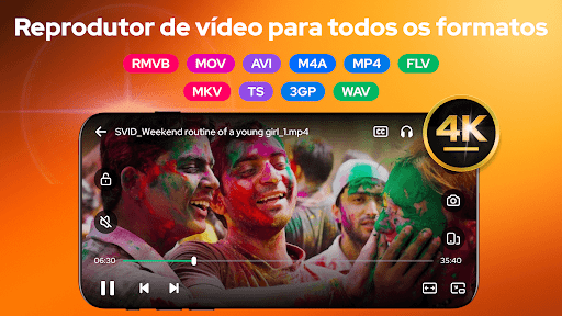 Visualização do aplicativo
