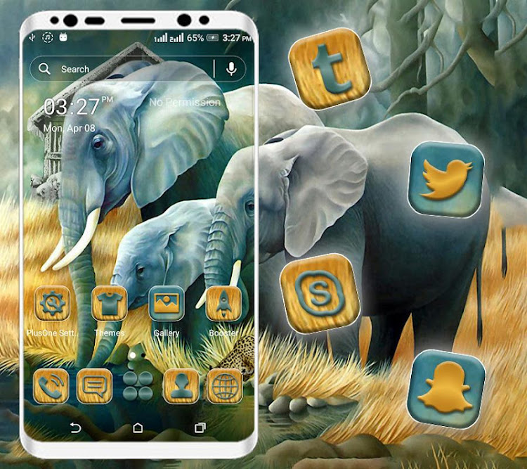 Elephant Painting Theme - 2.4 - (Android)