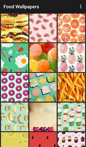 Android application Food Wallpapers screenshort