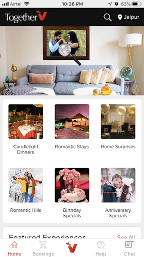 TogetherV - Making Moments Screen 2