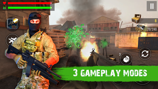 Zombie Shooter Hell 4 Survival Captura de tela