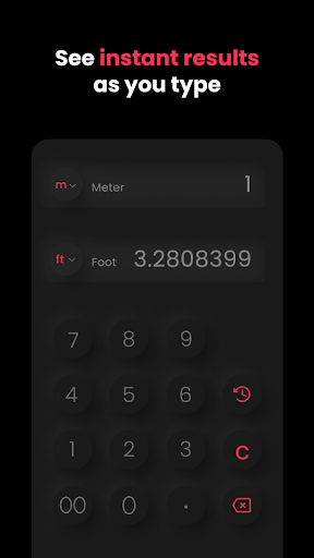 Unit Converter Calculator Screen 2