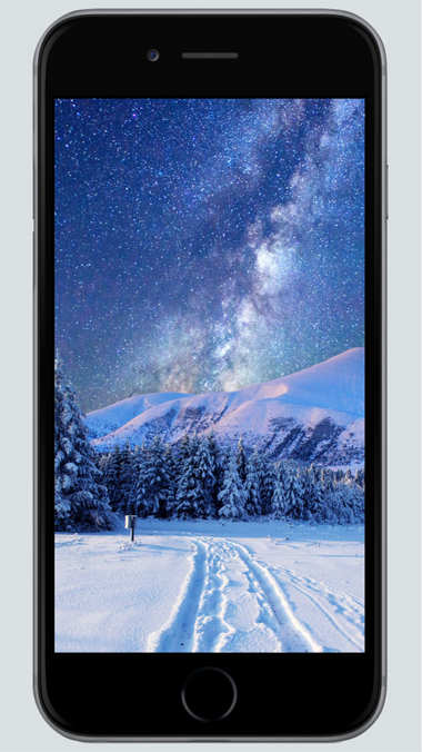 #6. Winter Wallpaper (Android) Ved: Mantilisutin