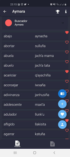 Diccionario Originario Screen 2