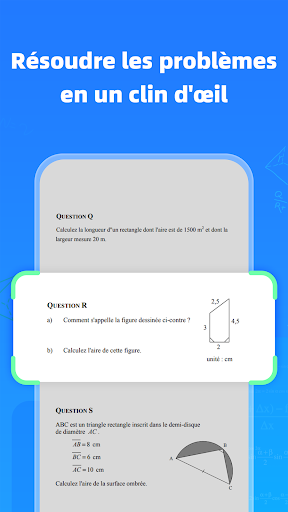 Android application Question.AI -Résolveur de math screenshort