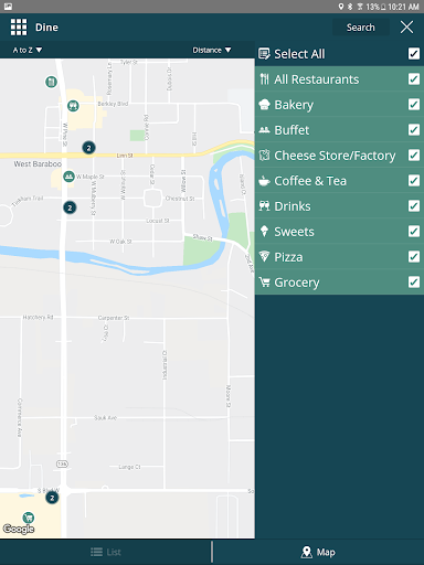 Screenshot of Visit Baraboo!