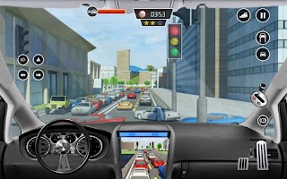 Elevated Car Driving Simulator: Modern Taxi Driver