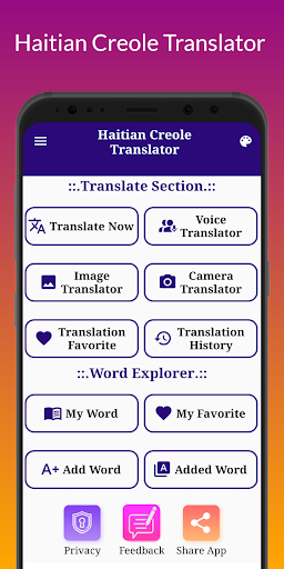 Haitian Creole Translator Screen 2