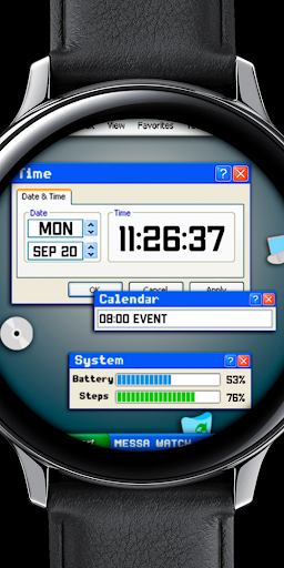 Messa Watch Face Digital Win Screen 3