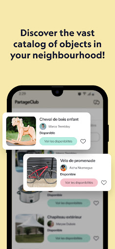 Partage Club Screen 3