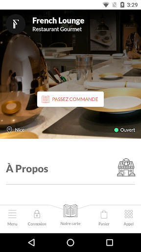 Android application French Lounge - Eatself Demo screenshort