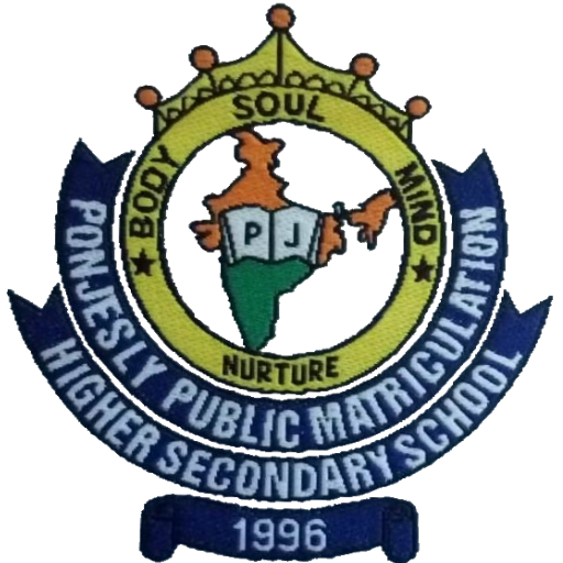 Ponjesly MHSS School logo