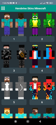 Herobrine Skins For Minecraft