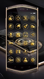 Captura de pantalla del paquete de iconos de oro de lujo
