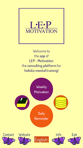 Android application LEP - Motivation screenshort