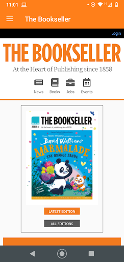 Android application The Bookseller screenshort