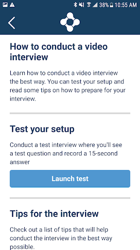 Kaizen Recruit Video Interview Screen 2