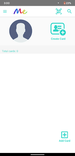 Android application MeCard - Digital Business Card screenshort