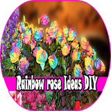 Rainbow Rose DIY icon