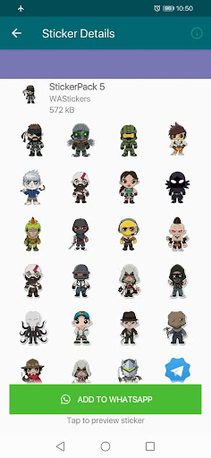Chibi Superhero WAStickers Screen 2