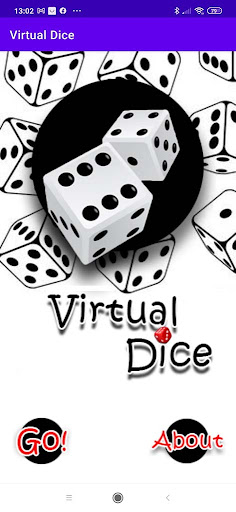 Android application You virtual dice screenshort