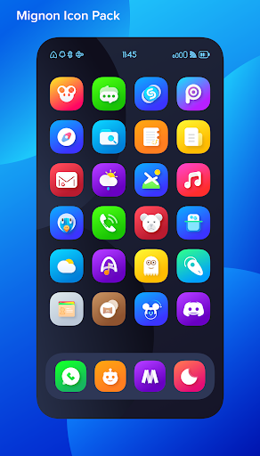 Android application Mignon Icon Pack screenshort