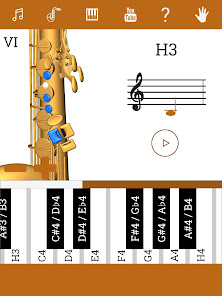 Screenshot 11 3D Saxofón Notas - Como Tocar android