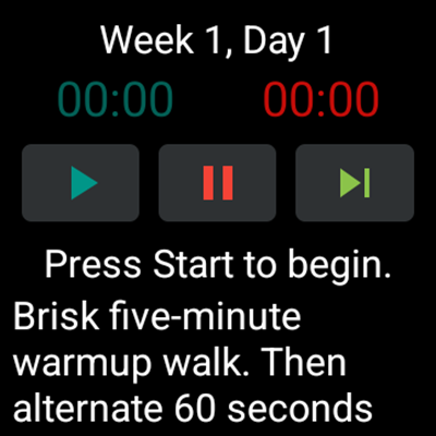 5k Run Trainer 2 Screen 2