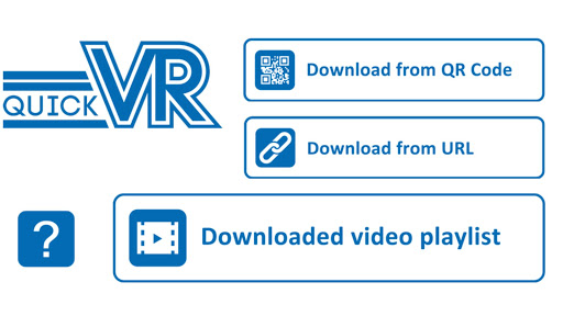 Android application QuickVR screenshort