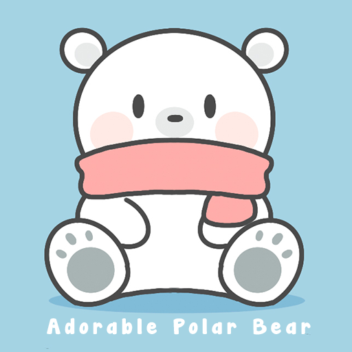 Adorable Polar Bear logo