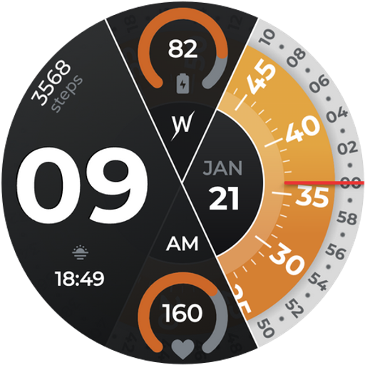 Color Ribbon - watch face Download on Windows