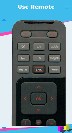 Remote control for Airtel TV