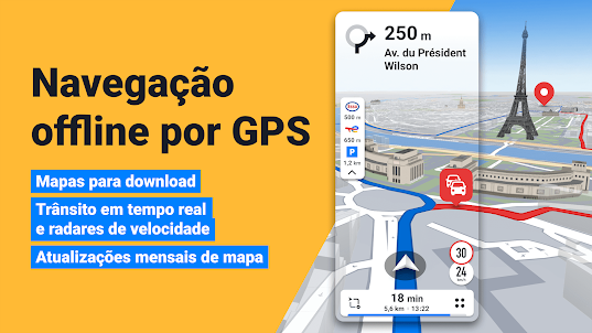 Sygic Navegação por GPS, Mapas