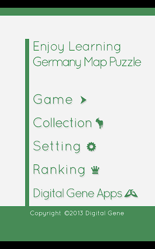 E. Learning Germany Map Puzzle