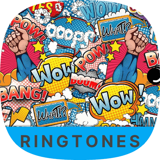 Superhero ringtones logo