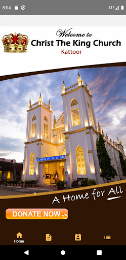 Android application Christ The King Church screenshort