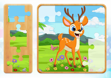 Animal puzzles for toddlers