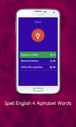 Spell English 4 Alphabet Words