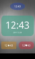 screenshot of Nice Simple Clock (Widget)