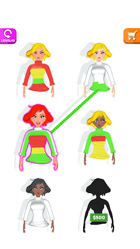 Strip Knit Sorting Puzzle