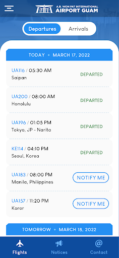 GIAA - Guam Airport App