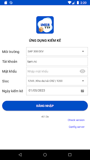 TTF Kiểm Kê Screen 2