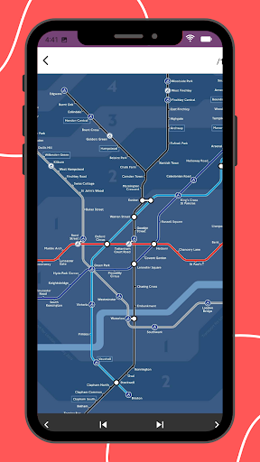 London Tube Map 2024 Screen 3