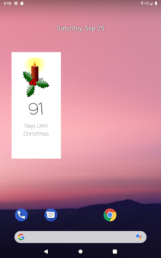 Christmas Countdown Widget Screen 2