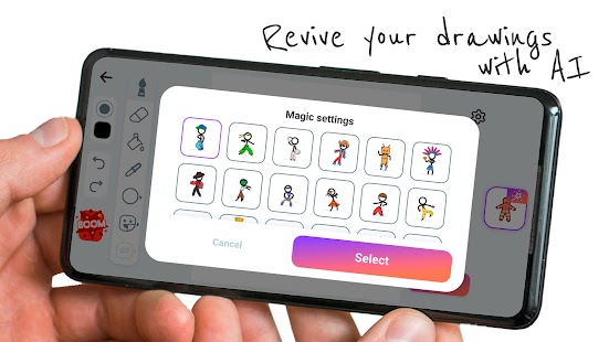 Stickman: Zeichne Animation لقطة شاشة