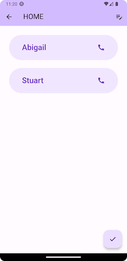 Quick Dial Screen 2