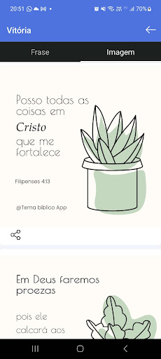 Android application Tema Bíblico screenshort