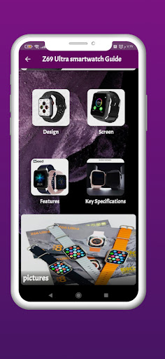 Z69 Ultra smartwatch Guide Screen 2