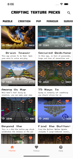 Maps for Crafting PE